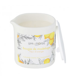 Bougie de modelage fleur d'oranger • Spa du Monde