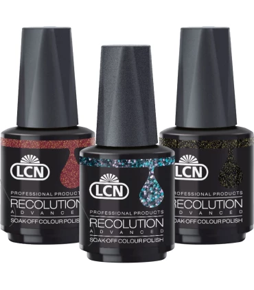 Vernis semi-permanent Glitter Recolution