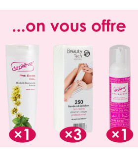 Pack best-seller cire avec bandes