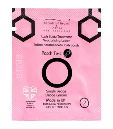 Patchs test rehaussement • Beautiful Brows ands Lashes