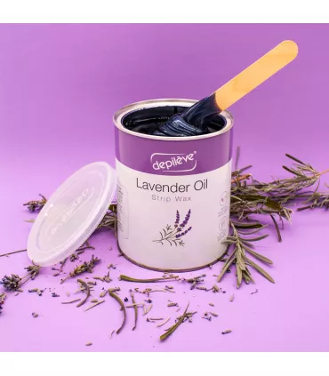 Cire lavande avec bandes - 800g