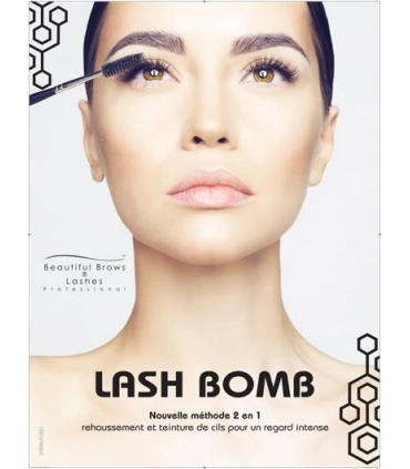 Poster Lash Bomb -  Beautiful Brows and Lashes