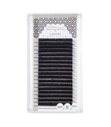 Cils Soie Courbe B - Epaisseur 0.5mm - Beautiful Brows & Lashes