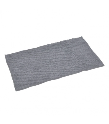 Tapis de bain microfibre gris