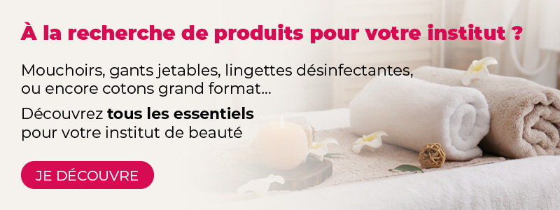 Bannière CTA consommable esthétique - Beauty Tech